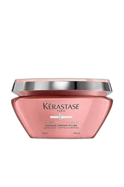 Kerastase - Kerastase Chroma Absolu Masque Chroma Filler Boyalı Saçlar için Yoğun Gözeneklik Önleyici Dolgunlaştırıcı Saç Maskesi 200 ml