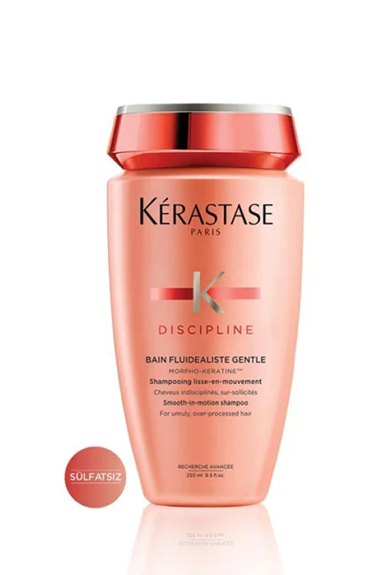 Kerastase Discipline Bain Fluidéaliste Sülfatsız Zor Şekillenen Saçlar İçin Kontrol Sağlayan Elektriklenme Karşıtı Şampuan 250 ml