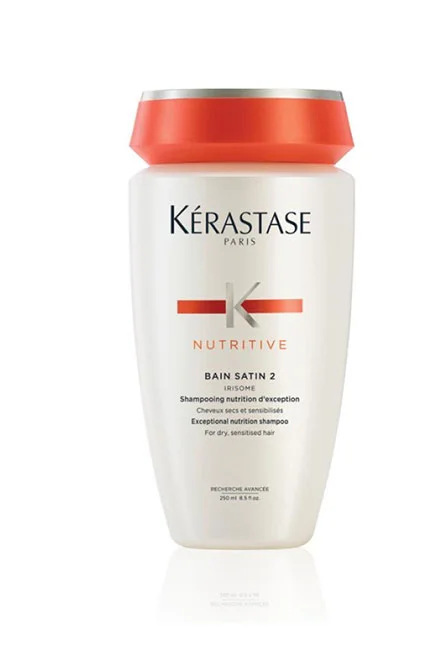 Kerastase - Kerastase Nutritive Bain Satin 2 Kuru/Hassas Saçlar için Nem Veren Besleyici Şampuan 250ml