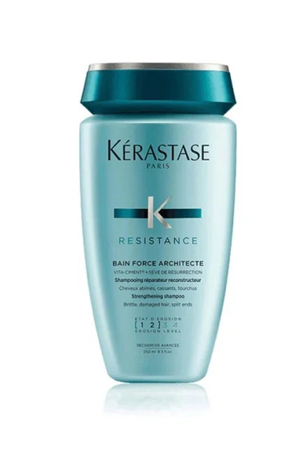 Kerastase - Kerastase Resistance Bain Force Architecte Zayıf ve Yıpranmış Saçlar için Onarıcı Şampuan 250Ml