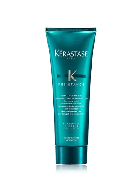 Kerastase - Kerastase Resistance Bain Thérapiste Çok Yıpranmış ve Aşırı İşlem Görmüş Saçlar için Onarıcı Şampuan 250ml