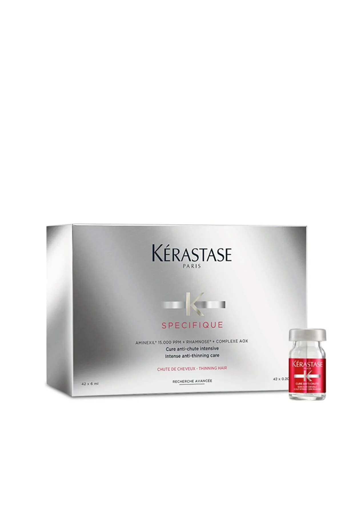 Kerastase - Kerastase Specifique Cure Anti-Chute Dökülme Önleyici Bakım Kürü - Aminexil 42x6ml