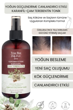 Kolay Tarama , Besleyici, Canlandırıcı Etkili Çam Terebentin | Karanfil Kompleks Saç Bakım Toniği - Thumbnail