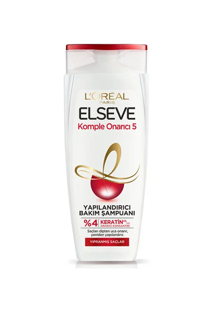 Elseve - L'Oréal Paris Elseve Komple Onarıcı 5 Yapılandırıcı Bakım Şampuanı 450 ml