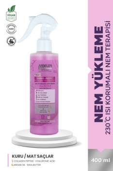 Mixup - Kuru & Mat Saçlar için Kolajen Peptit,Hyaluronik Asit, Özlü Durulanmayan Sıvı Saç Kremi 250 ML