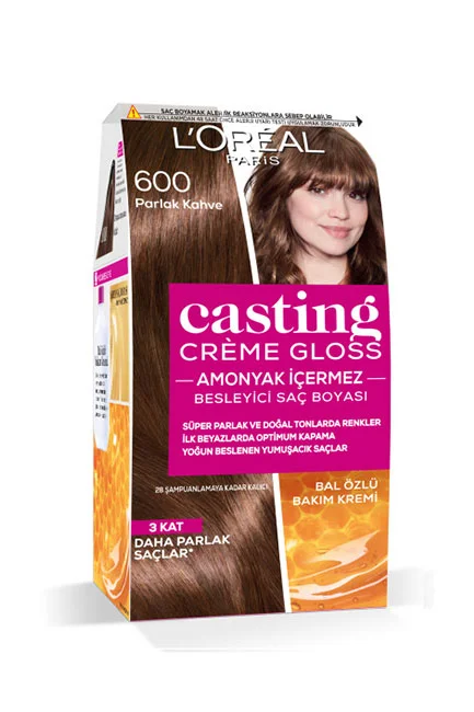 L'Oréal Paris - L'Oréal Paris Casting Crème Gloss Saç Boyası 600 Parlak Kahve