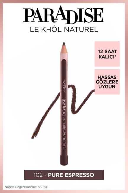 L'Oréal Paris Paradise Le Khol Göz Kalemi 102 Pure Espresso