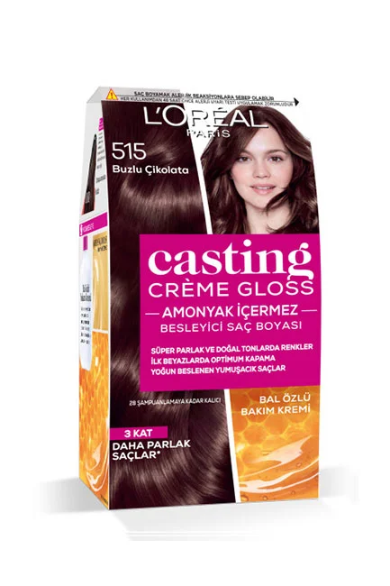 L'Oréal Paris - L'Oréal Paris Casting Crème Gloss Saç Boyası 515 Buzlu Çikolata