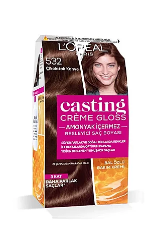 L'Oréal Paris Casting Crème Gloss Saç Boyası 532 Çikolatalı Kahve - 1