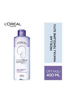 L'Oreal Paris Çift Fazlı Micellar Kusursuz Makyaj Temizleme Suyu 400 ml - Thumbnail