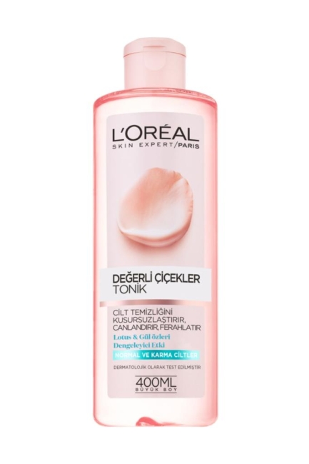 L'Oreal Paris Değerli Çiçekler Tonik Normal ve Karma Ciltler 400ml