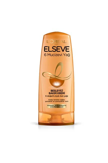 Elseve - L'Oréal Paris Elseve 6 Mucizevi Yağ Besleyici Bakım Kremi 360 ml