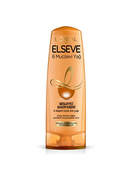 Elseve - L'Oréal Paris Elseve 6 Mucizevi Yağ Besleyici Bakım Kremi 360 ml