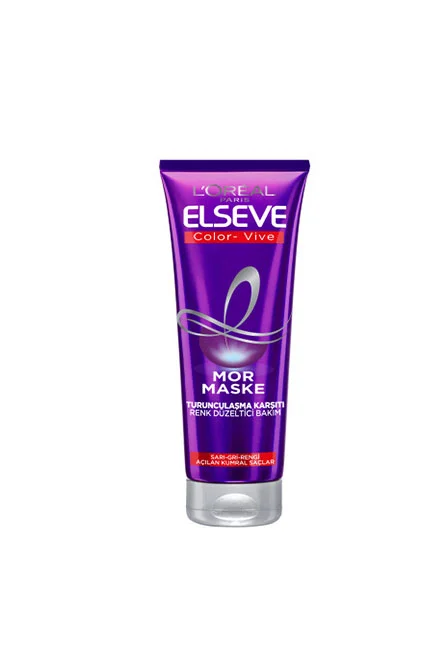 Elseve - L'Oréal Paris Elseve Turunculaşma Karşıtı Renk Düzeltici Mor Maske 150ml