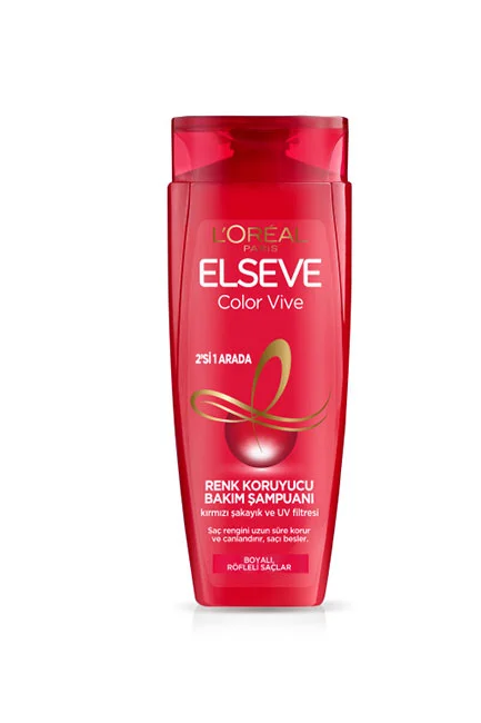 Elseve - L'oréal Paris Colorvive Renk Koruyucu Bakım Şampuanı 2'si 1 Arada 450 ml