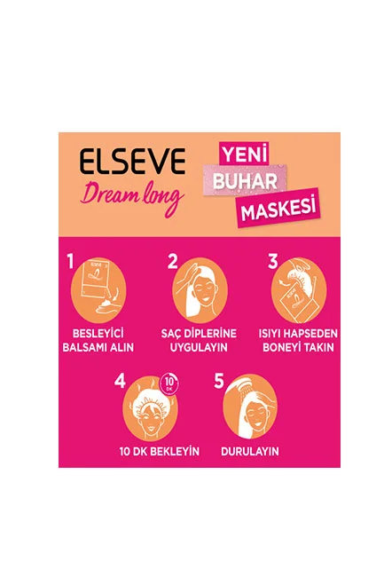 L'Oréal Paris Elseve Dream Long Buhar Maskesi - Thumbnail