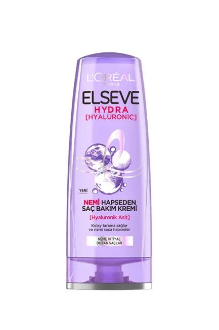 Elseve - L'Oréal Paris Elseve Hydra [Hyaluronic] Nemi Hapseden Saç Bakım Kremi 390 ml