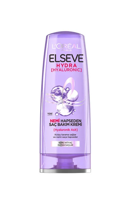 HELLO! JEJU - L'Oréal Paris Elseve Hydra [Hyaluronic] Nemi Hapseden Saç Bakım Kremi 390 ml