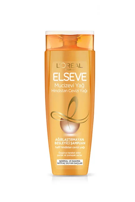 Elseve - L'Oréal Paris Elseve Mucizevi Hindistan Cevizi Yağı Ağırlaştırmayan Besleyici Şampuan 450 ml