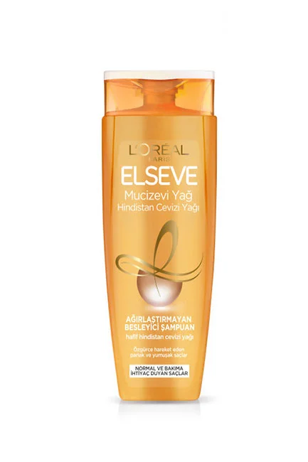 HELLO! JEJU - L'Oréal Paris Elseve Mucizevi Hindistan Cevizi Yağı Ağırlaştırmayan Besleyici Şampuan 450 ml