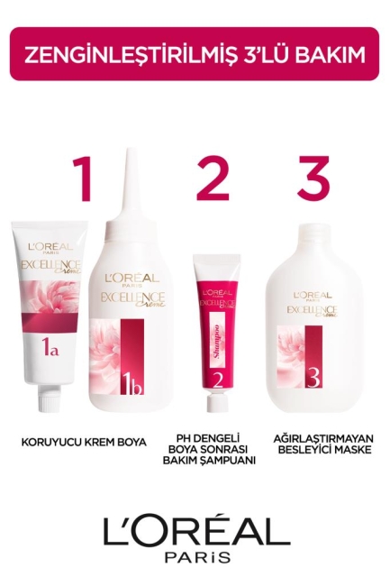 L'Oreal Paris Excellence Creme Saç Boyası 5.32 Altın Kahve