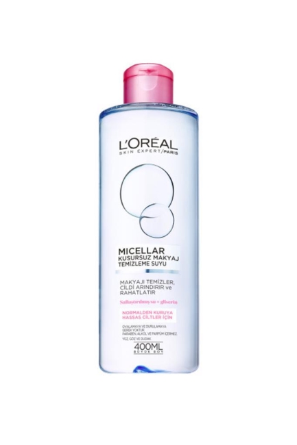 L'Oreal Paris Micellar Kusursuz Hassas Ciltler İçin Makyaj Temizleme Suyu 400ml