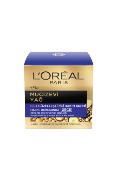 L'Oreal Paris Mucizevi Yağ Gece Bakım Kremi 50 Ml - Thumbnail