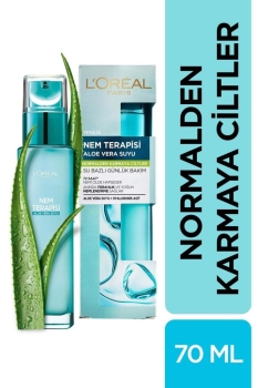 L'Oréal Paris - L'Oreal Paris Nem Terapisi Aloe Vera Suyu Normalden Karmaya Ciltler İçin 70 ml