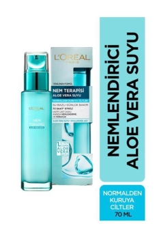 L'Oréal Paris - L'Oreal Paris Nem Terapisi Aloe Vera Suyu Normalden Kuruya Ciltler için Su Bazlı Günlük Bakım 70ml