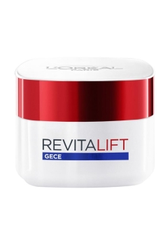 L'Oreal Paris Revitalift Kırışıklık Karşıtı Sıkılaştırıcı Gece Kremi 50 ml - Thumbnail