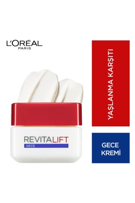 L'Oreal Paris Revitalift Kırışıklık Karşıtı Sıkılaştırıcı Gece Kremi 50 ml