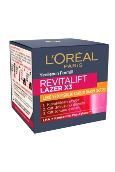 L'Oreal Paris Revitalift Laser X3 Gkf20 Yaşlanma Karşıtı Bakım Kremi 50 Ml - Thumbnail