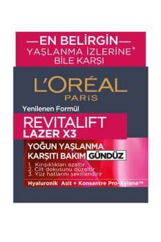 L'Oreal Paris Revitalift Laser X3 Yoğun Yaşlanma Karşıtı Gündüz Bakım Kremi 50 Ml - Thumbnail