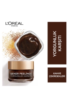 L'Oreal Paris Yorgunluk Karşıtı Kahveli Şeker Peeling 50ml - Thumbnail