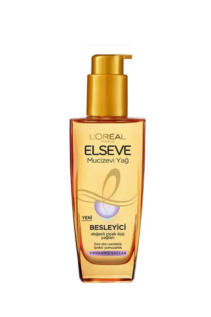 L'Oréal Paris Elseve Mucizevi Besleyici Bakım Yağı 100 ml - Thumbnail