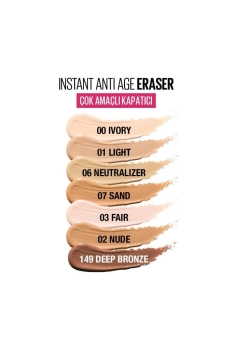 Maybelline Eraser Eye Concealer Kapatıcı 01 Light 8 ml - Thumbnail