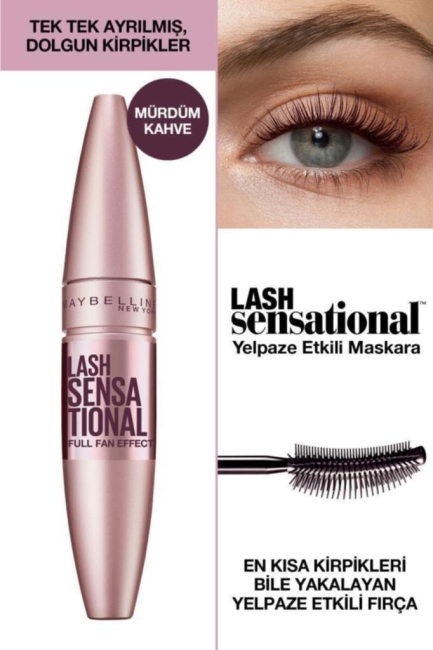 Maybelline New York Lash Sensational Maskara - Burgundy Brown