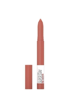 Maybelline New York - Maybelline New York Super Stay Ink Crayon Kalem Mat Ruj- Spiced Up - 100 Reach High