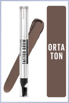 Maybelline New York - Maybelline New York Tattoo Brow Lift Kaş Kalemi- 03 Medium Brown (Orta Ton)