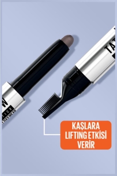 Maybelline New York Tattoo Brow Lift Kaş Kalemi- 03 Medium Brown (Orta Ton) - Thumbnail