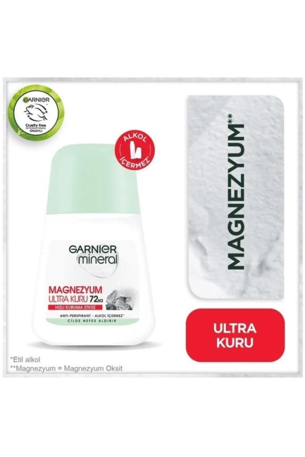 Mineral Magnezyum Ultra Kuru Roll-on Deodorant