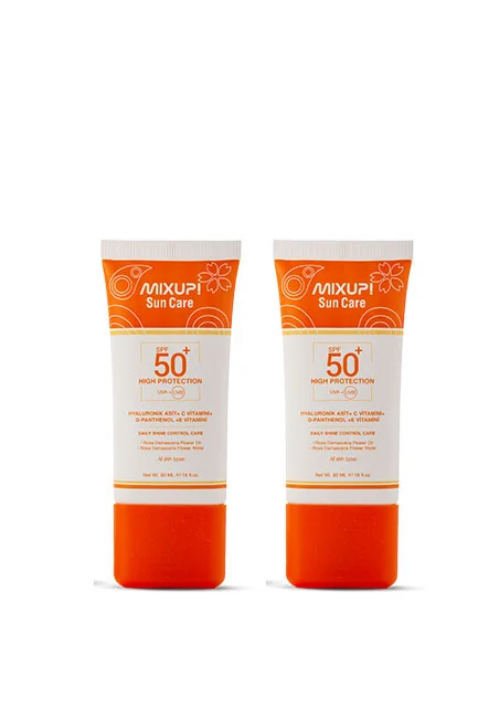 Mixup! 2'li Sun Care Spf 50+ Uva+uvb Leke Karşıtı Koruyucu Güneş Kremi 50 ml