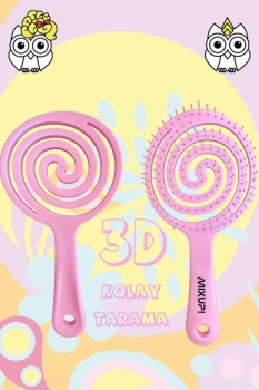 Mixup! Deep Detox Derin Temizleme Şampuanı 400 ml + 3D Soft Touch Saç Fırçası Turuncu - Thumbnail