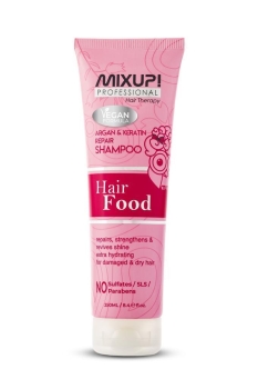 Mixup Hair Food Argan-Keratin Yıpranmış Saçlara Özel Bakım Paketi (Şampuan+Bakım Kremi+Tarak) - Thumbnail