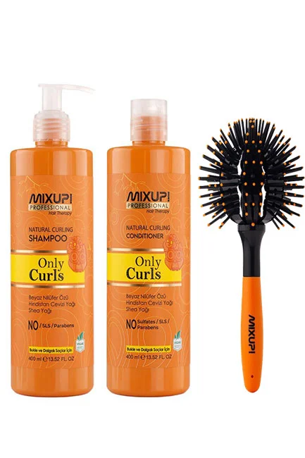 Mixup! - Mixup! Only Curls Bukleli ve Dalgalı Saçlar İçin Özel Bakım Seti