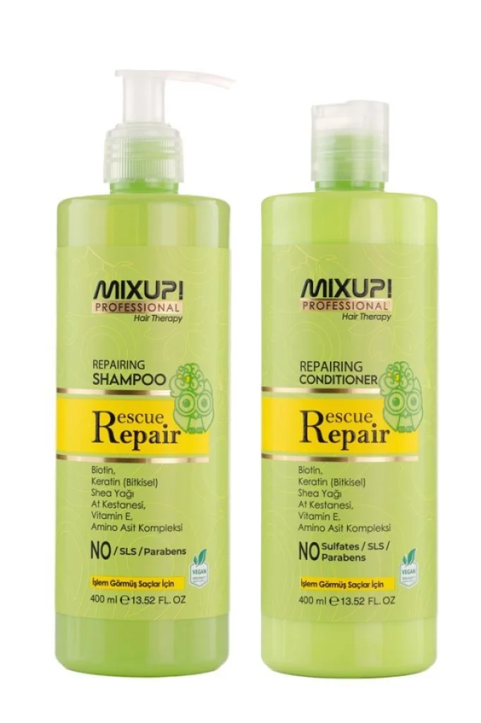 Mixup! - Mixup! Rescue Repair Yıpranmış ve İşlem Görmüş Saçlar İçin Saç Bakım Seti 