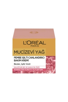 L'Oréal Paris - Mucizevi Yağ Kalsiyum B5 Şakayık Gül Özü İçeren Canlandırıcı Bakım Kremi 50ml