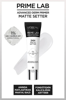 L'Oreal Paris - Prime Lab Matte Setter Matlaştırıcı Salisilik Asit Içeren Primer – Makyaj Bazı