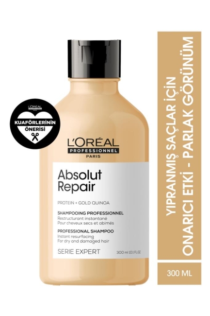 Serie Expert Absolut Repair Yıpranmış Saçlar Için Onarıcı Şampuan 300 ml