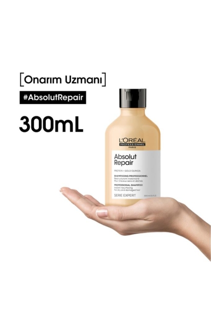 Serie Expert Absolut Repair Yıpranmış Saçlar Için Onarıcı Şampuan 300 ml